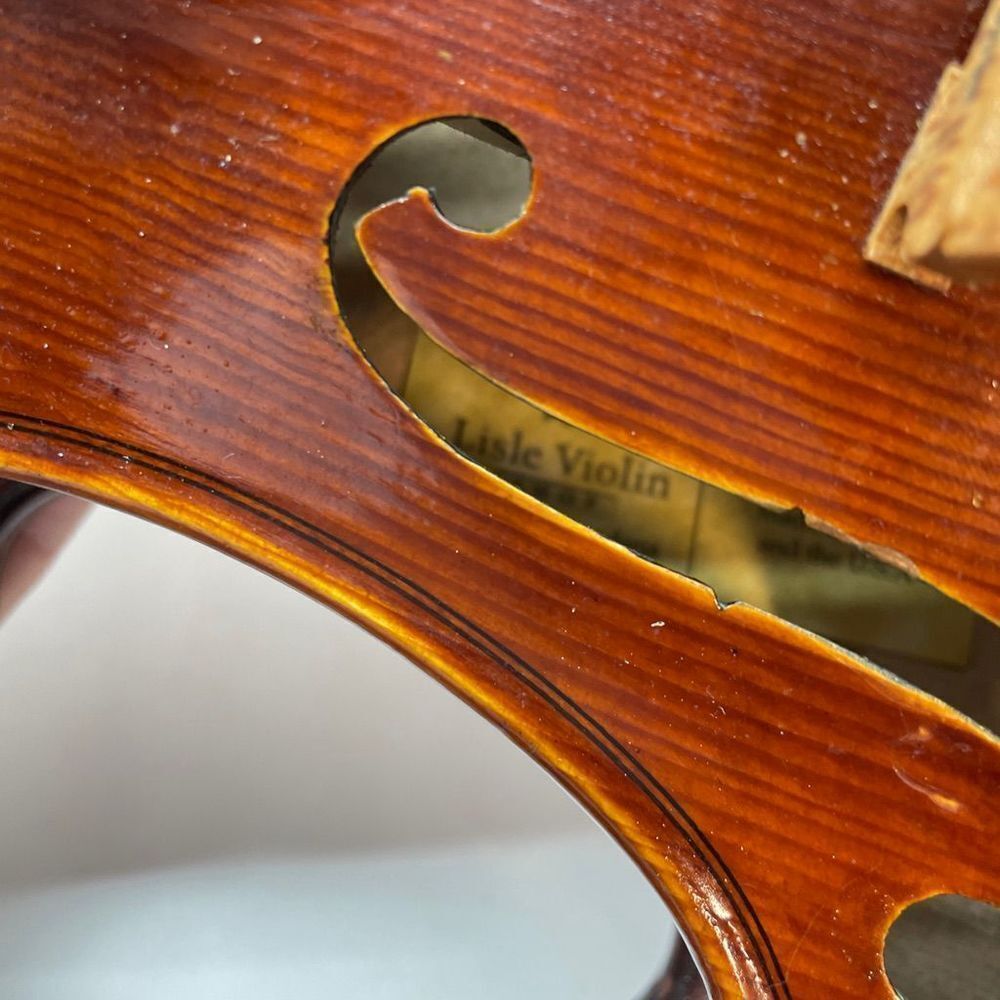 LISLE‎ VIOLIN MODEL #96 VIOLIN ONLY FOR PARTS - Picture 12 of 14